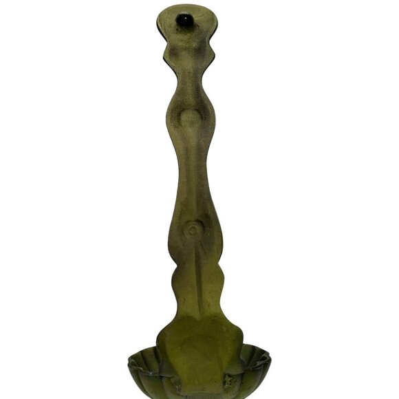 Vintage Decorative Cast Iron Wall-Mounted Spoon Rest With Fleur-De-Lis & Embosse - Picture 4 of 6